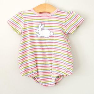 Little English cotton bunny bubble 12M